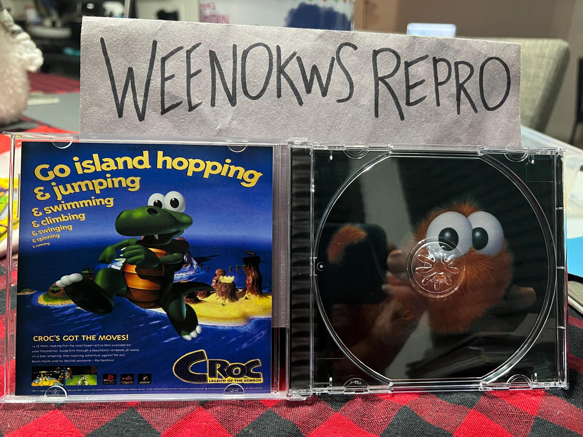 Croc Legend of Gobbos REPLACMENT CASE No Disc ps1