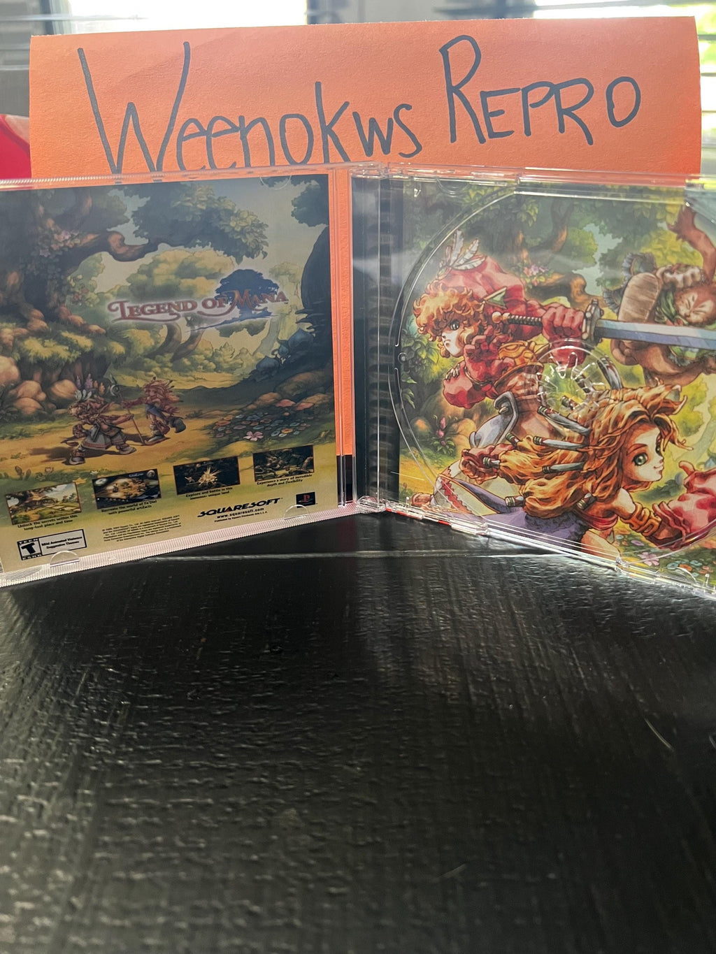 Legend of Mana REPLACMENT CASE No Game! Ps1