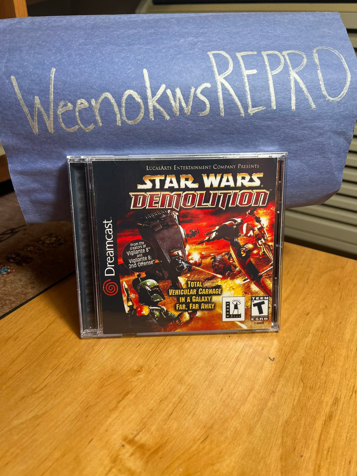 Star Wars Demolition REPRODUCTION CASE No Disc Dreamcast