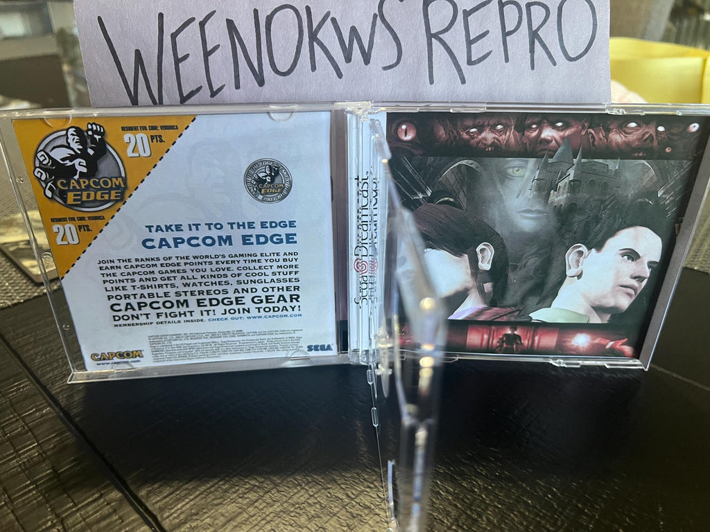 Resident Evil Code Veronica REPRODUCTION CASE Dreamcast