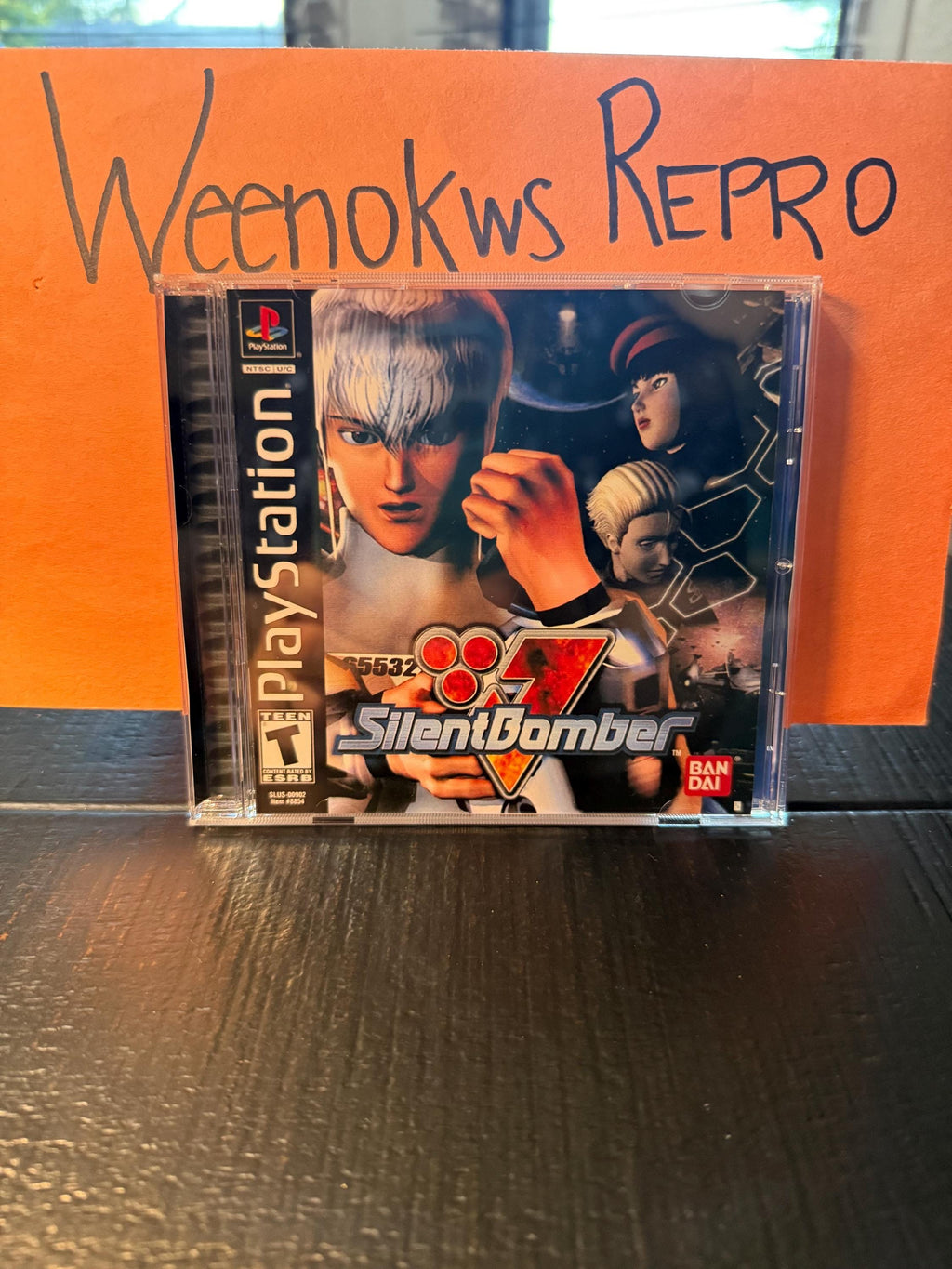 Silent Bomber REPLACEMENT CASE No Disc ps1