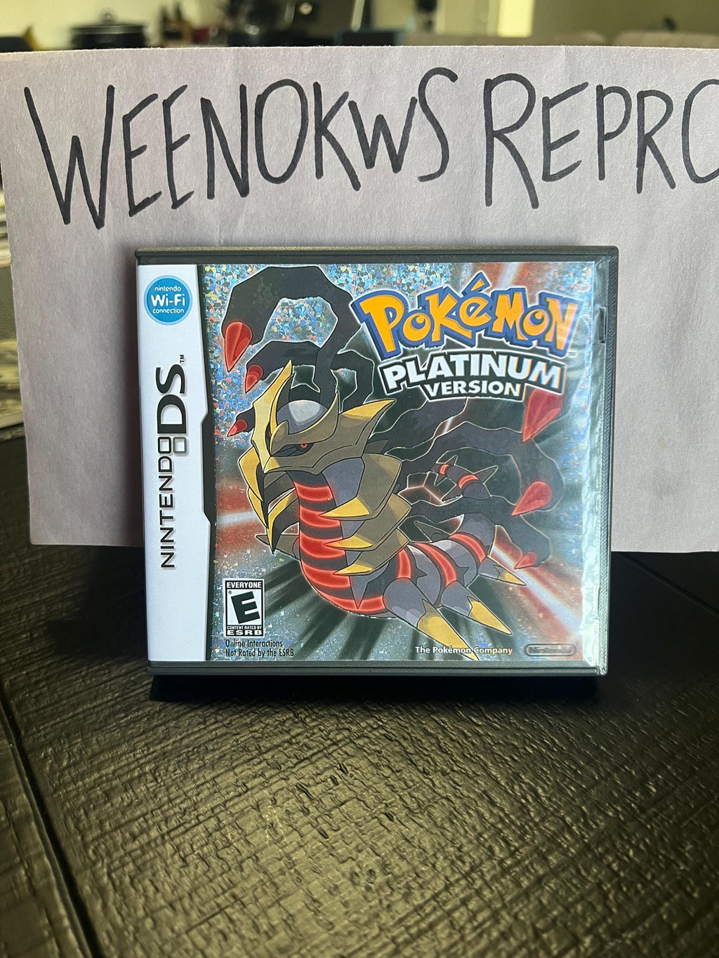 Pokémon Pokemon Platinum Version REPLACEMENT CASE No Game! Nintendo DS