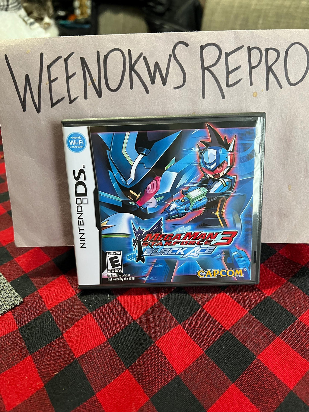 MegaMan Starforce 3 Black Ace REPLACEMENT CASE No Game! Nintendo DS