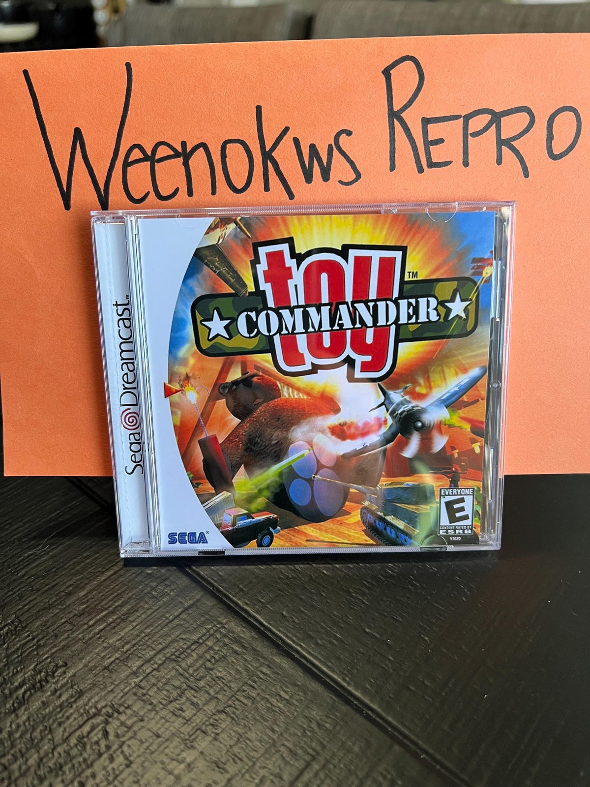 Toy Commander REPRODUCTION CASE No Disc Dreamcast