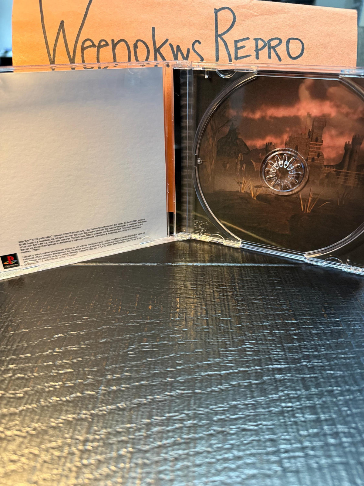 Warcraft II 2 Dark Saga REPLACMENT CASE No Disc!