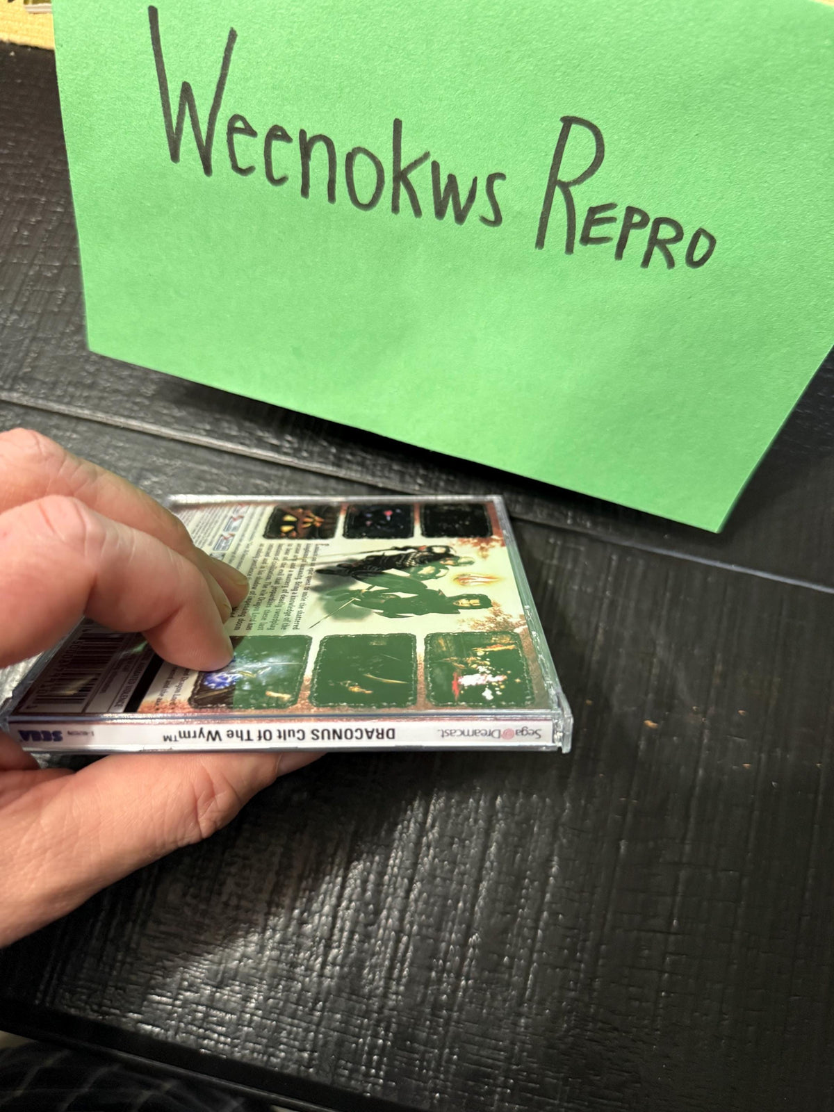 Draconus Cult of the Wyrm REPRODUCTION CASE No Disc Dreamcast