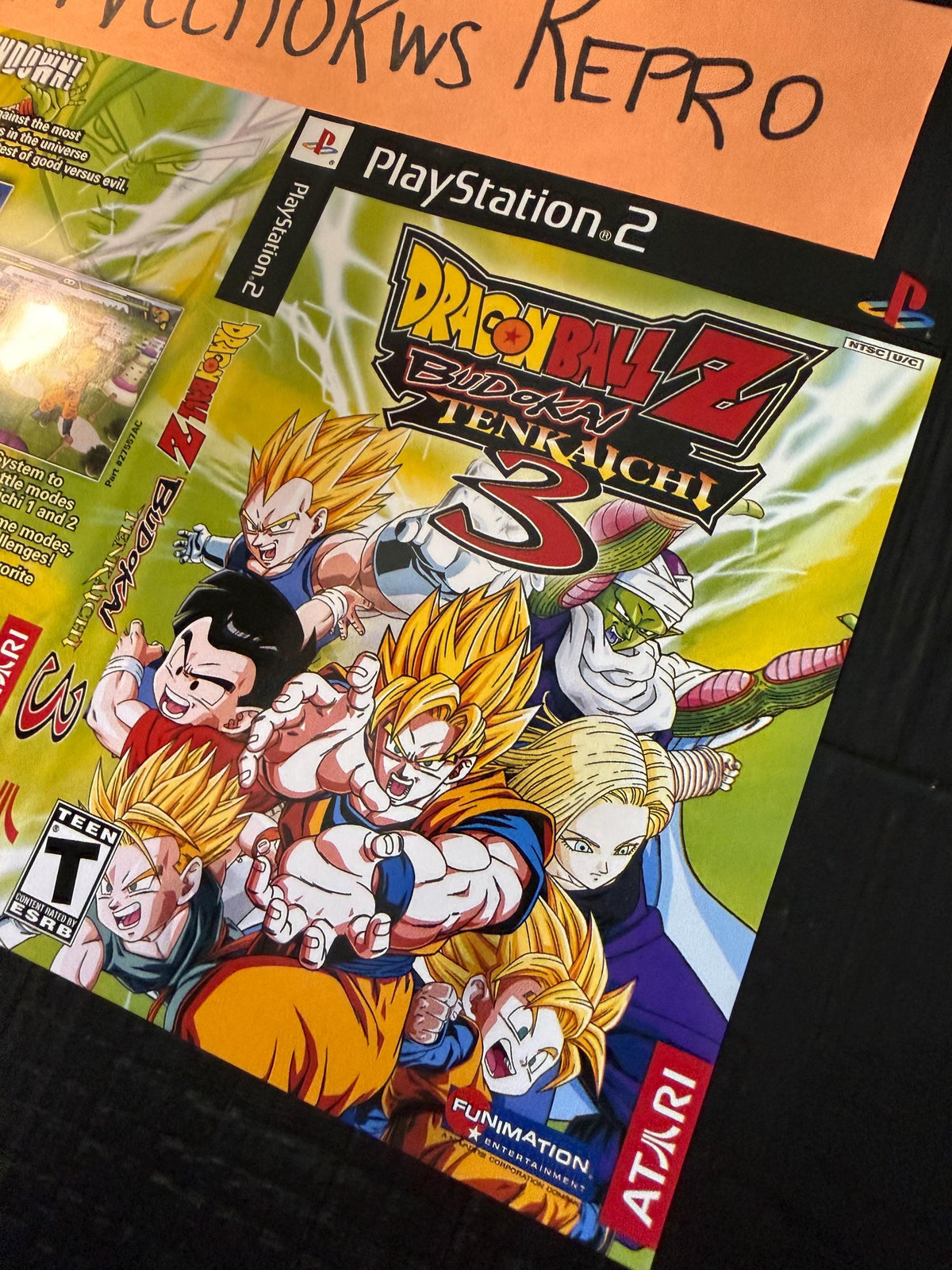 Dragon Ball Z Budokai Tenkaichi 3 REPLACEMENT ART Only No Disc No Case Ps2
