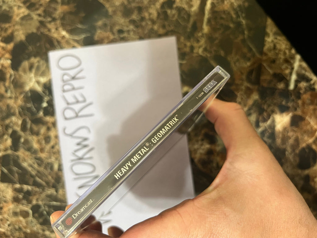 Heavy Metal Geomatrix Dreamcast REPRODUCTION CASE Only No Disc