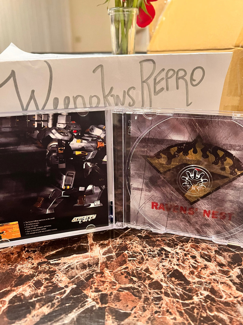 Armored Core REPLACMENT CASE No Disc! Ps1