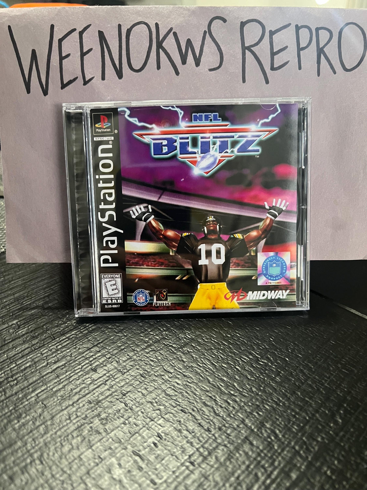 NFL Blitz REPLACEMENT CASE No Disc ps1