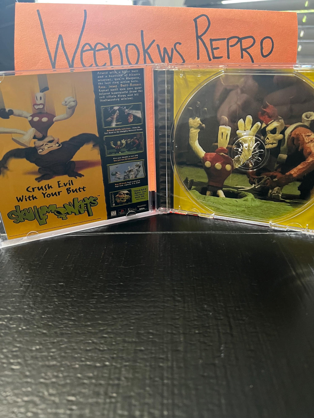 Skull Monkeys REPLACEMENT CASE No Disc Ps1