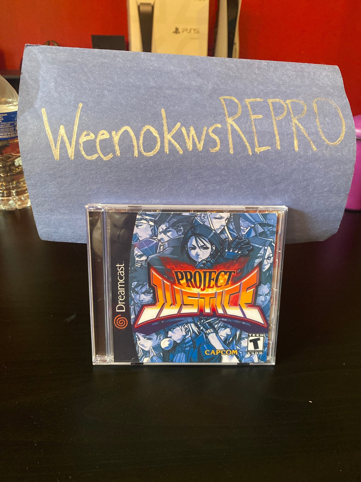 Project Justice REPRODUCTION CASE No Disc Dreamcast