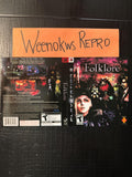 Folklore REPLACEMENT Artwork Only No Case! Ps3