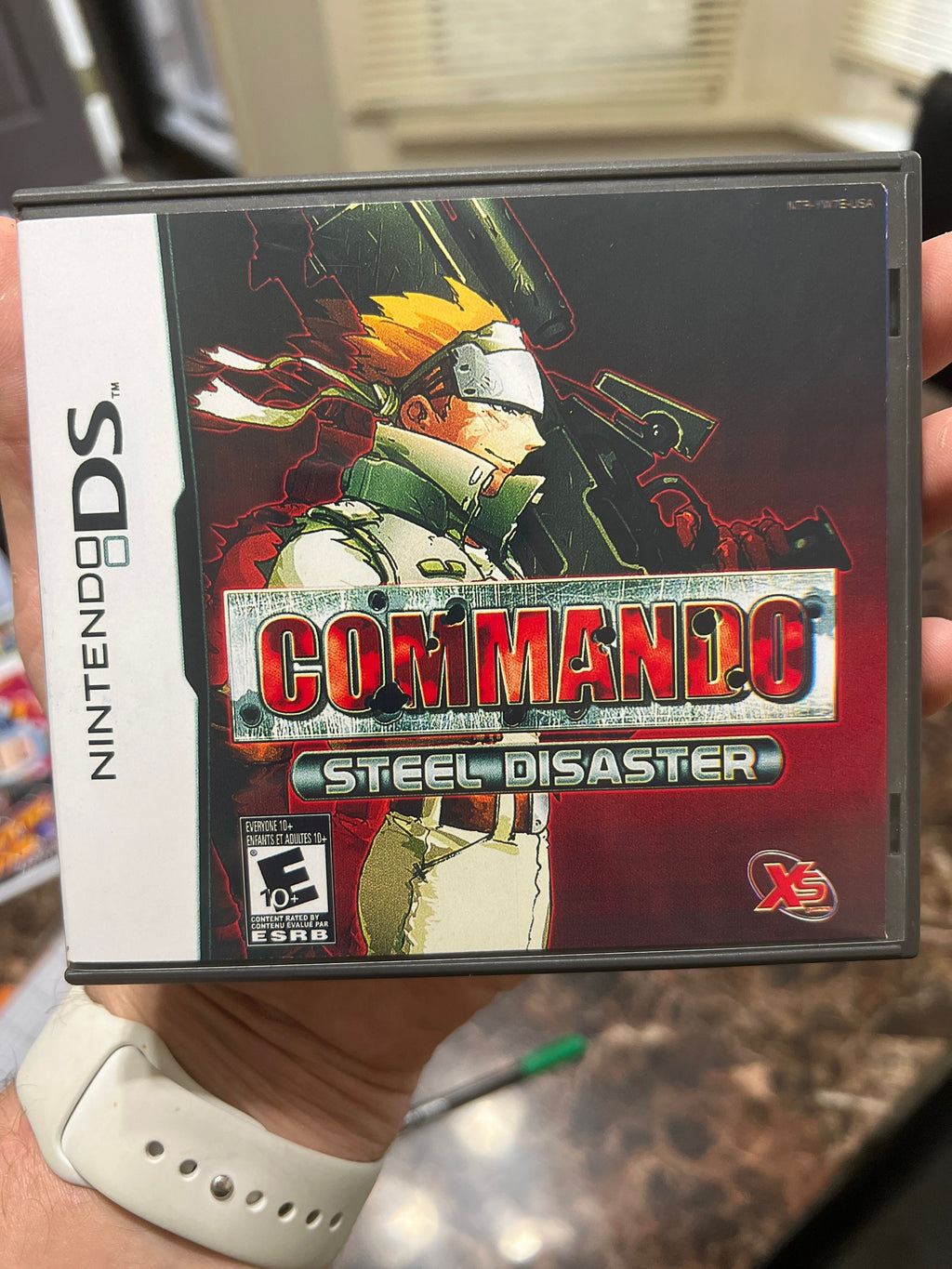 Commando Steel Disaster REPLACEMENT CASE No Game! Nintendo Ds