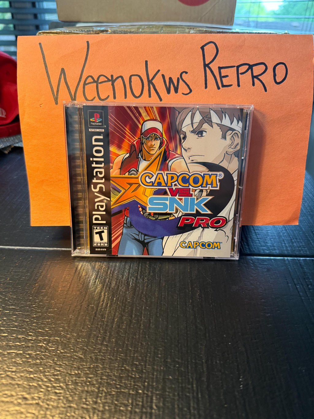 Capcom Vs. SNK Pro REPLACMENT CASE No Disc!! Ps1