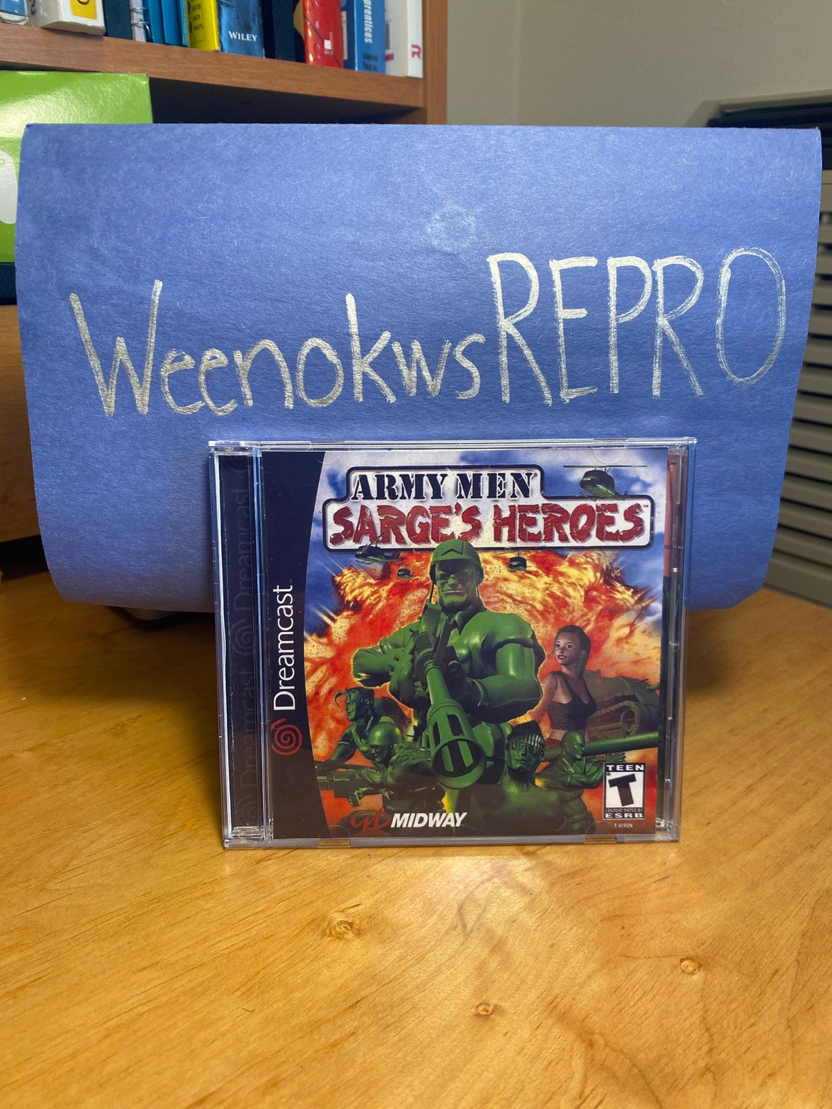 Army Men Sarge’s Heroes REPRODUCTION CASE No Disc Dreamcast