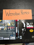 The Godfather The Don’s Edition REPLACEMENT Artwork Only No Case! Ps3