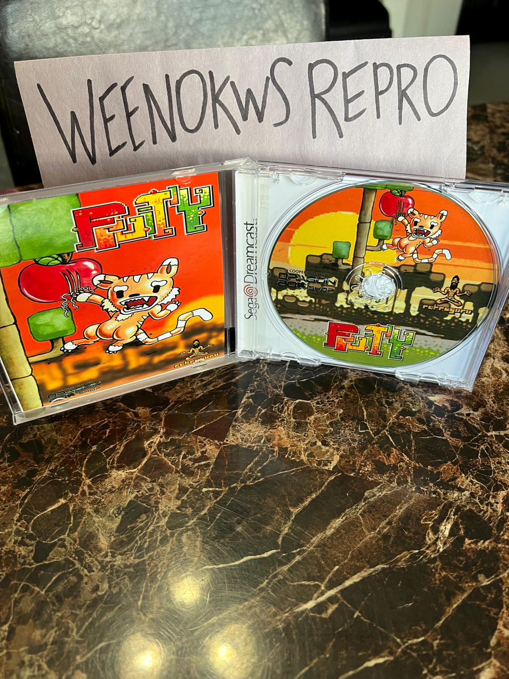 Fruit’y Fruity Dreamcast REPRODUCTION CASE Only No Disc