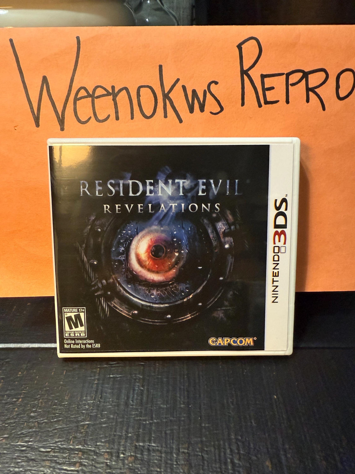Resident Evil Revelations REPLACEMENT CASE No Game! Nintendo 3ds