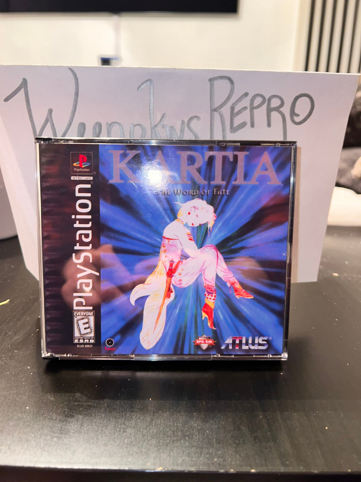 Kartia The World Of Fate REPLACMENT CASE No Disc! Ps1