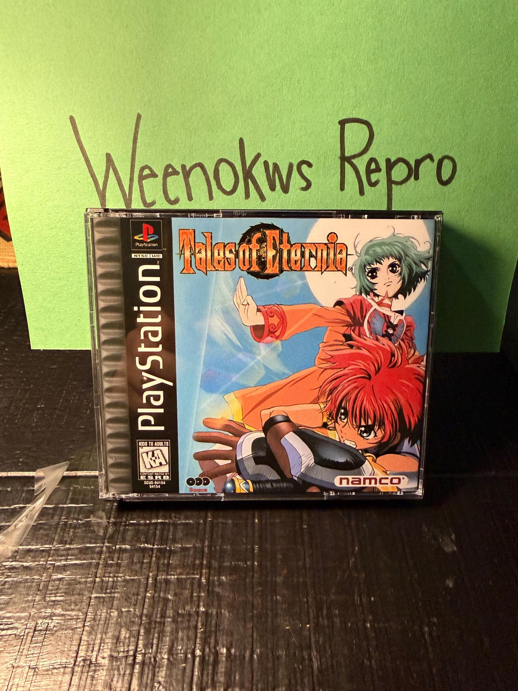 Tales of Eternia REPLACMENT CASE No Disc ps1