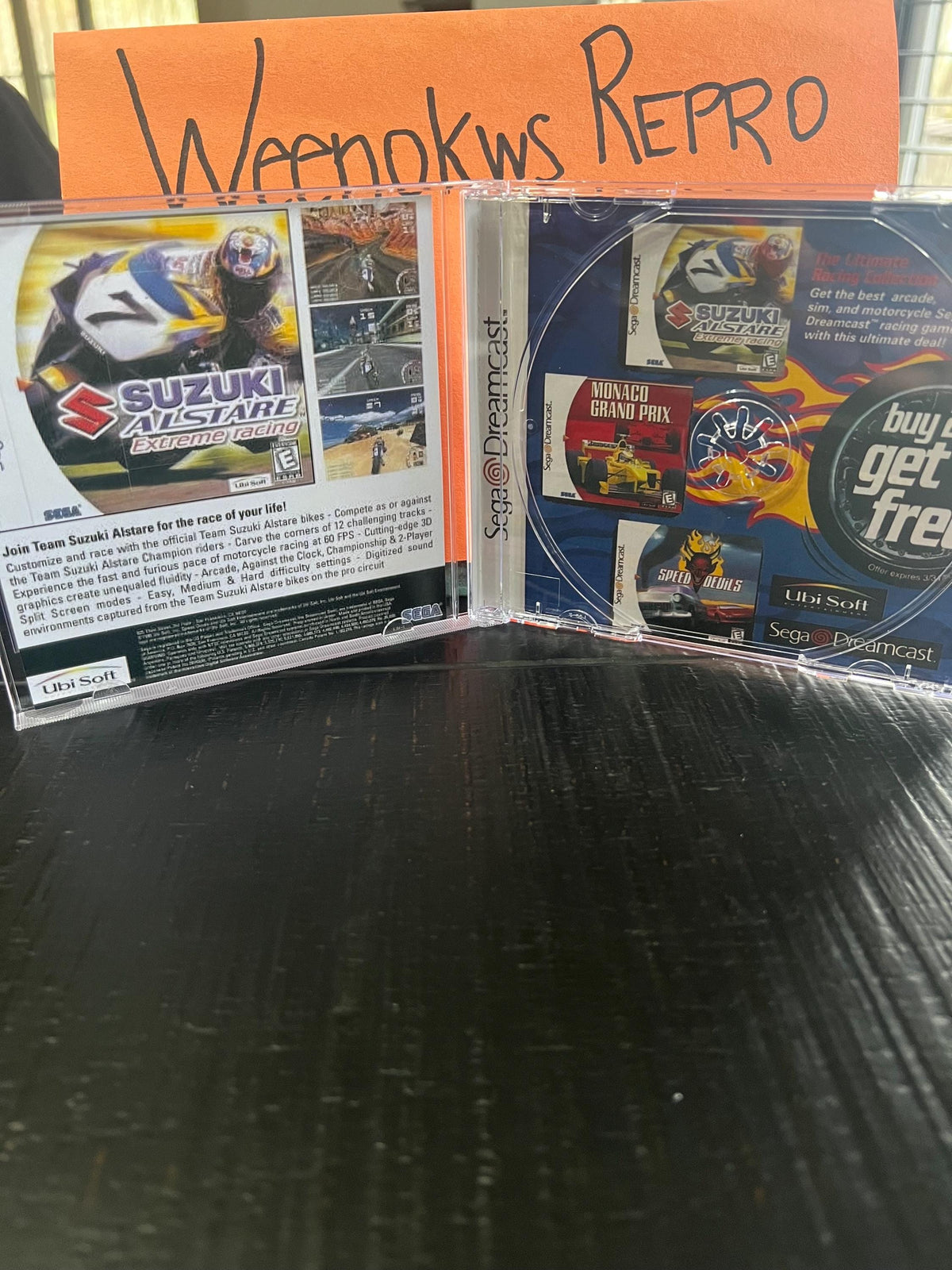 Speed Devils REPRODUCTION CASE No Disc Dreamcast