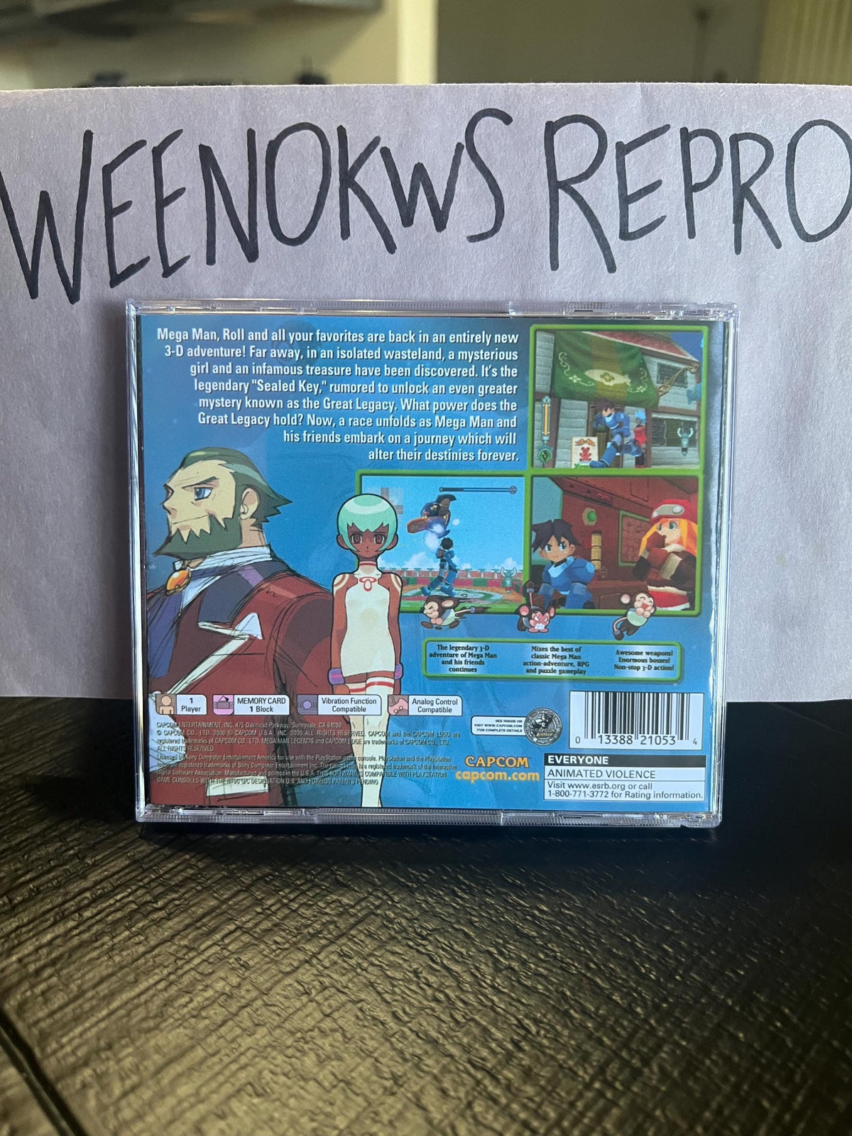 Megaman Legends 2 REPLACMENT CASE No disc ps1