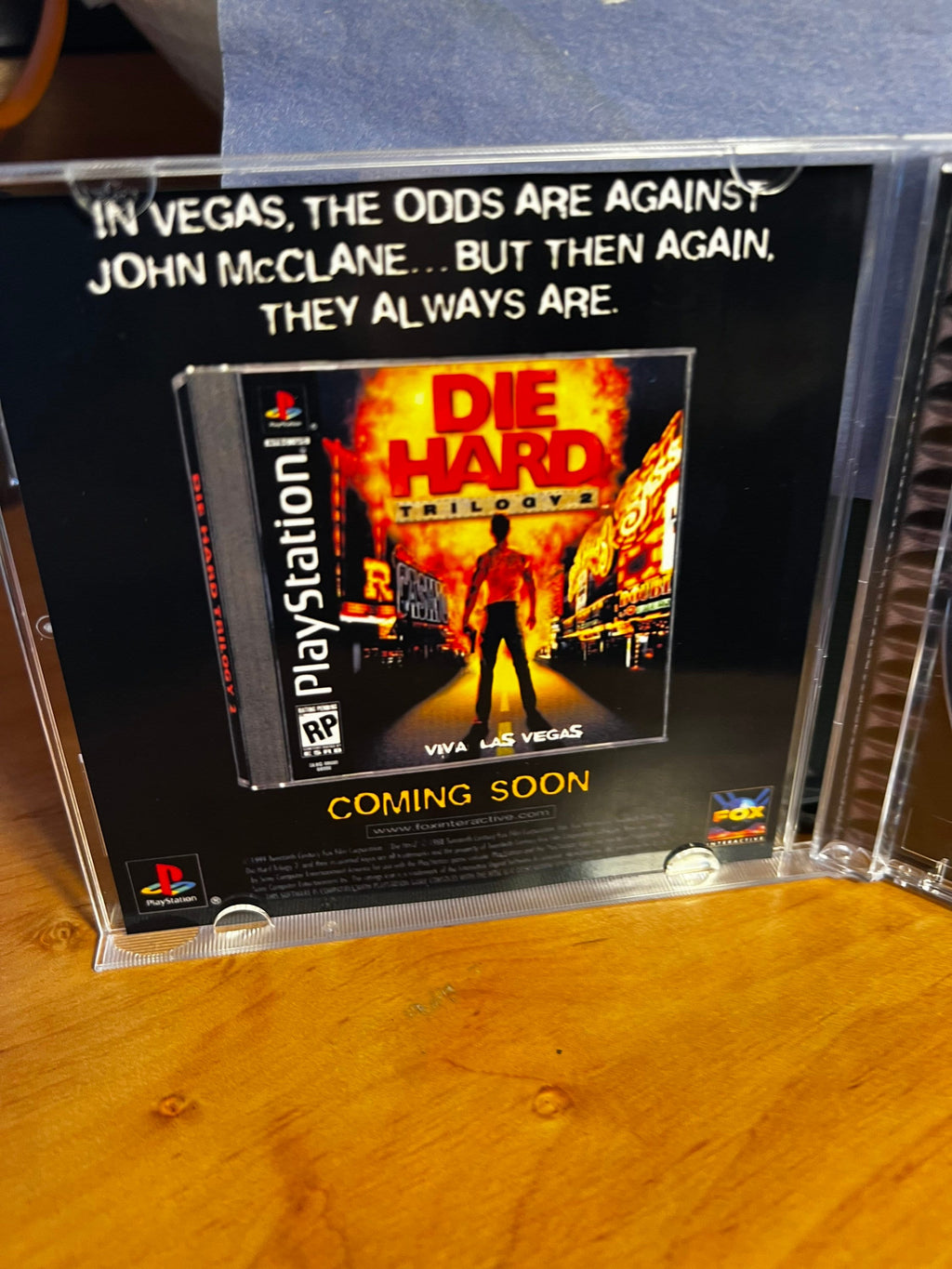 Die Hard Trilogy REPLACMENT CASE No Disc! Ps1
