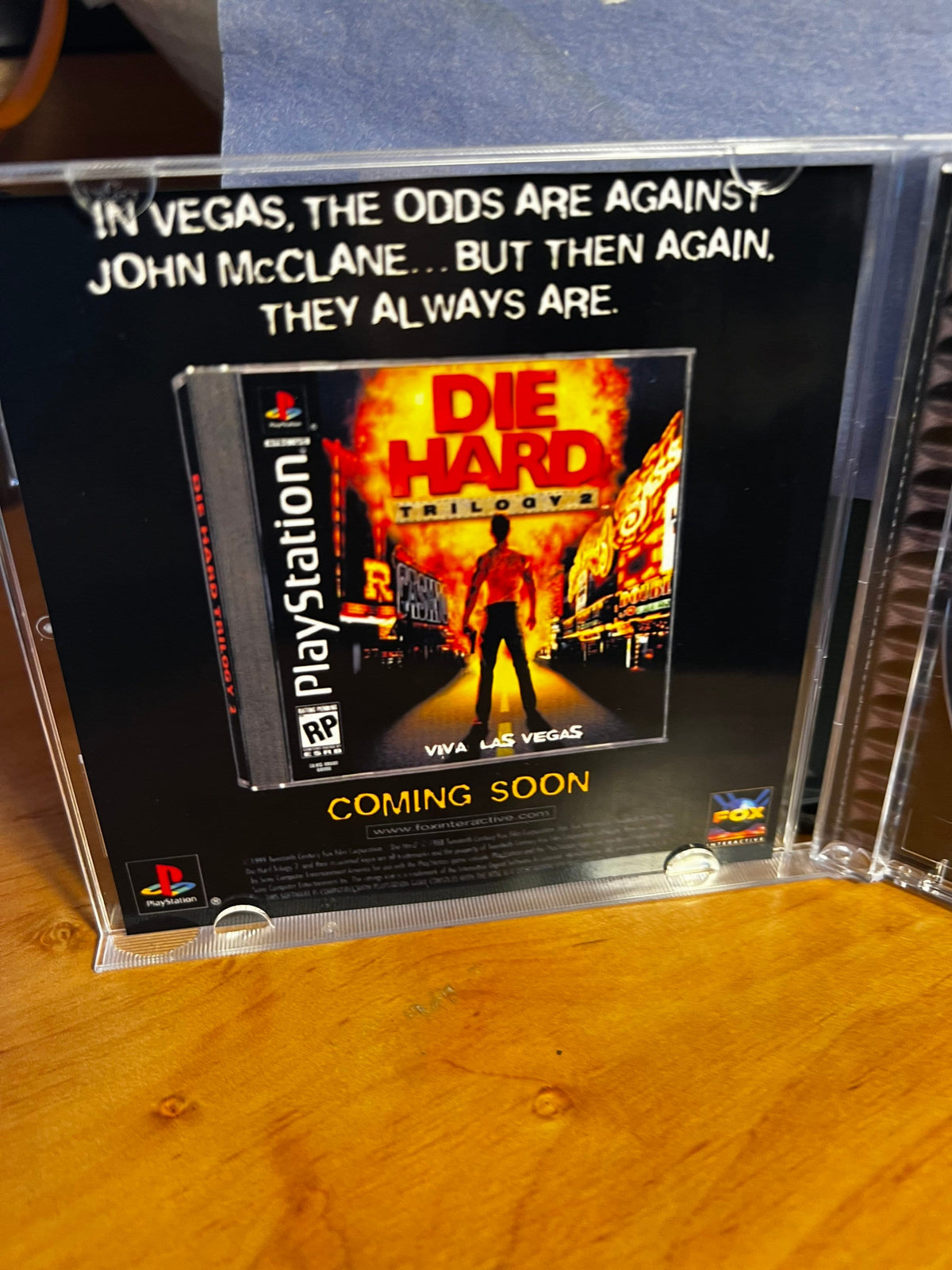 Die Hard Trilogy REPLACMENT CASE No Disc! Ps1