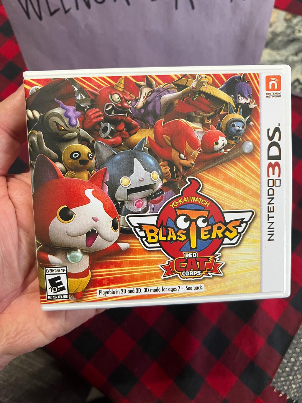 Yo Kai Watch Blasters Red Cat Corps REPLACEMENT CASE No Game! Nintendo 3ds