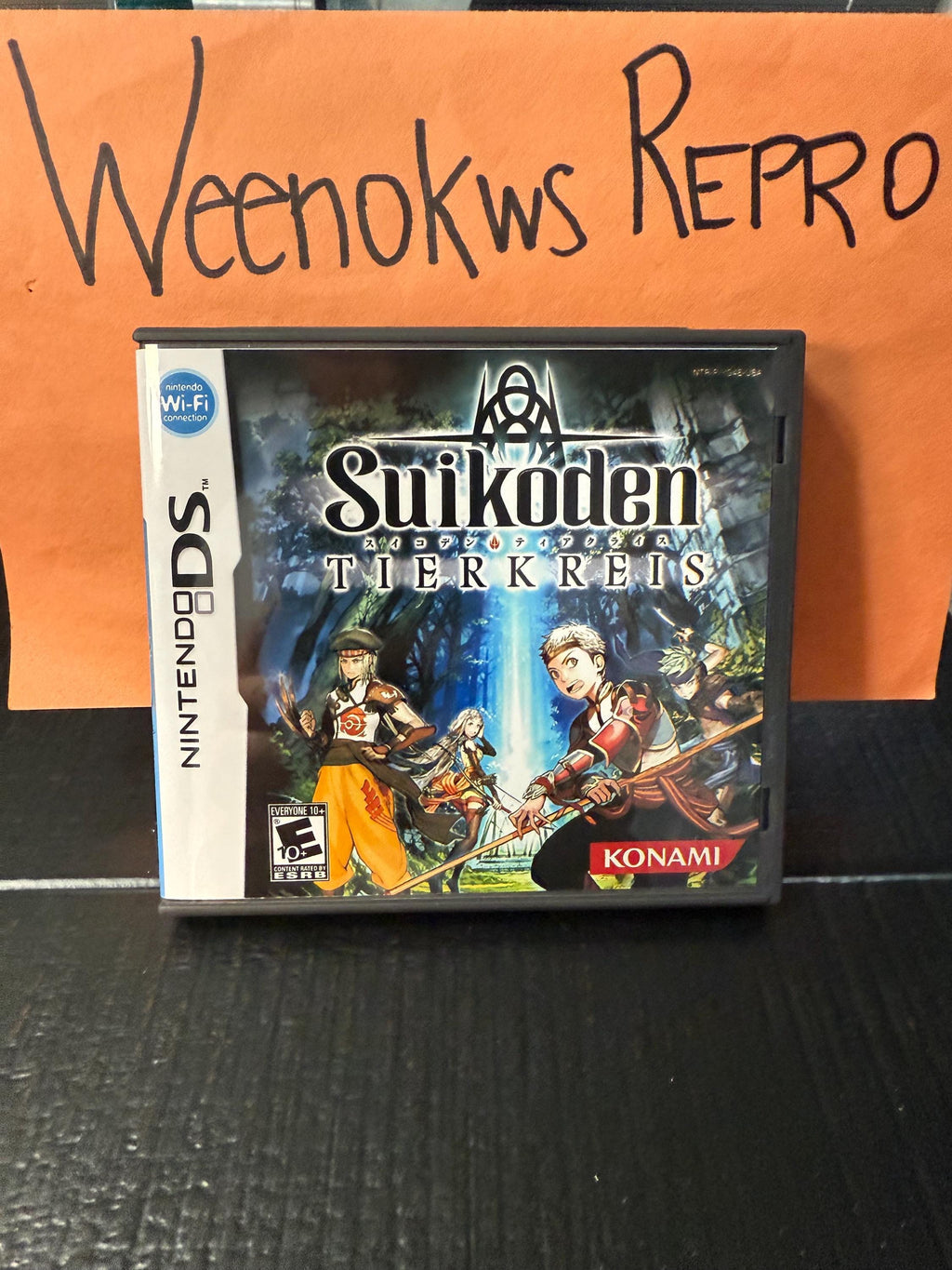 Suikoden Tierkreis REPLACEMENT CASE No Game!! Nintendo Ds
