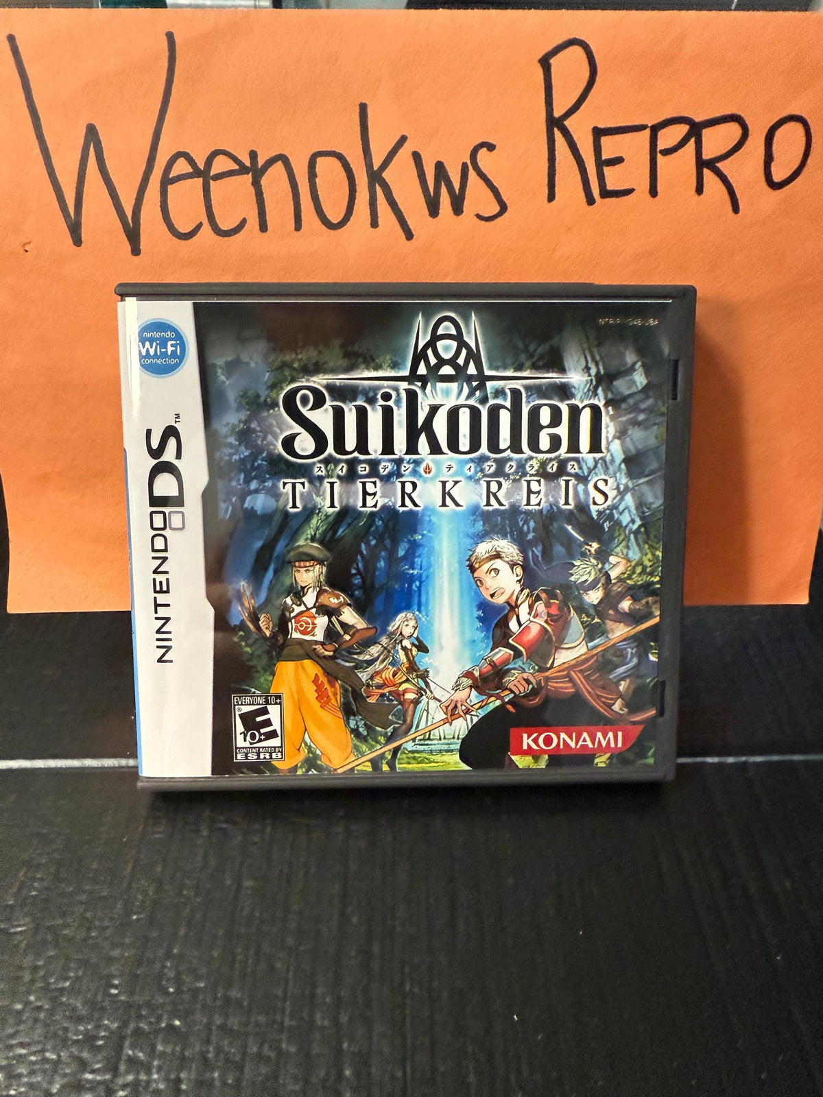 Suikoden Tierkreis REPLACEMENT CASE No Game!! Nintendo Ds