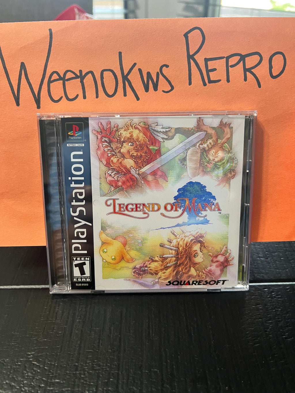 Legend of Mana REPLACMENT CASE No Game! Ps1