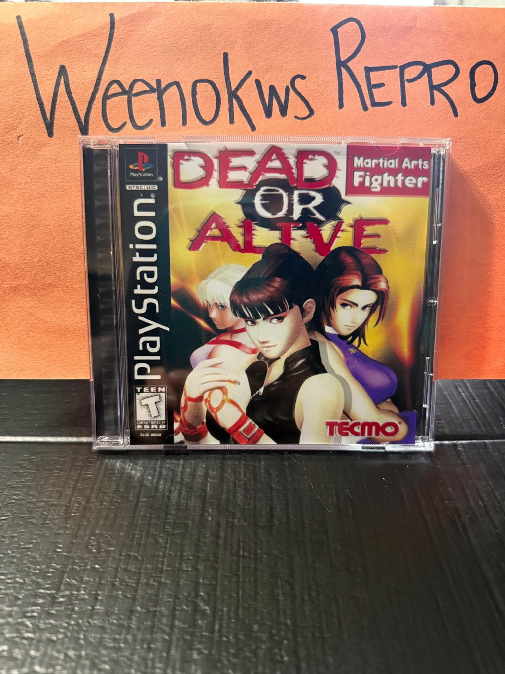 Dead or Alive 1 REPLACMENT CASE No Disc!! Ps1