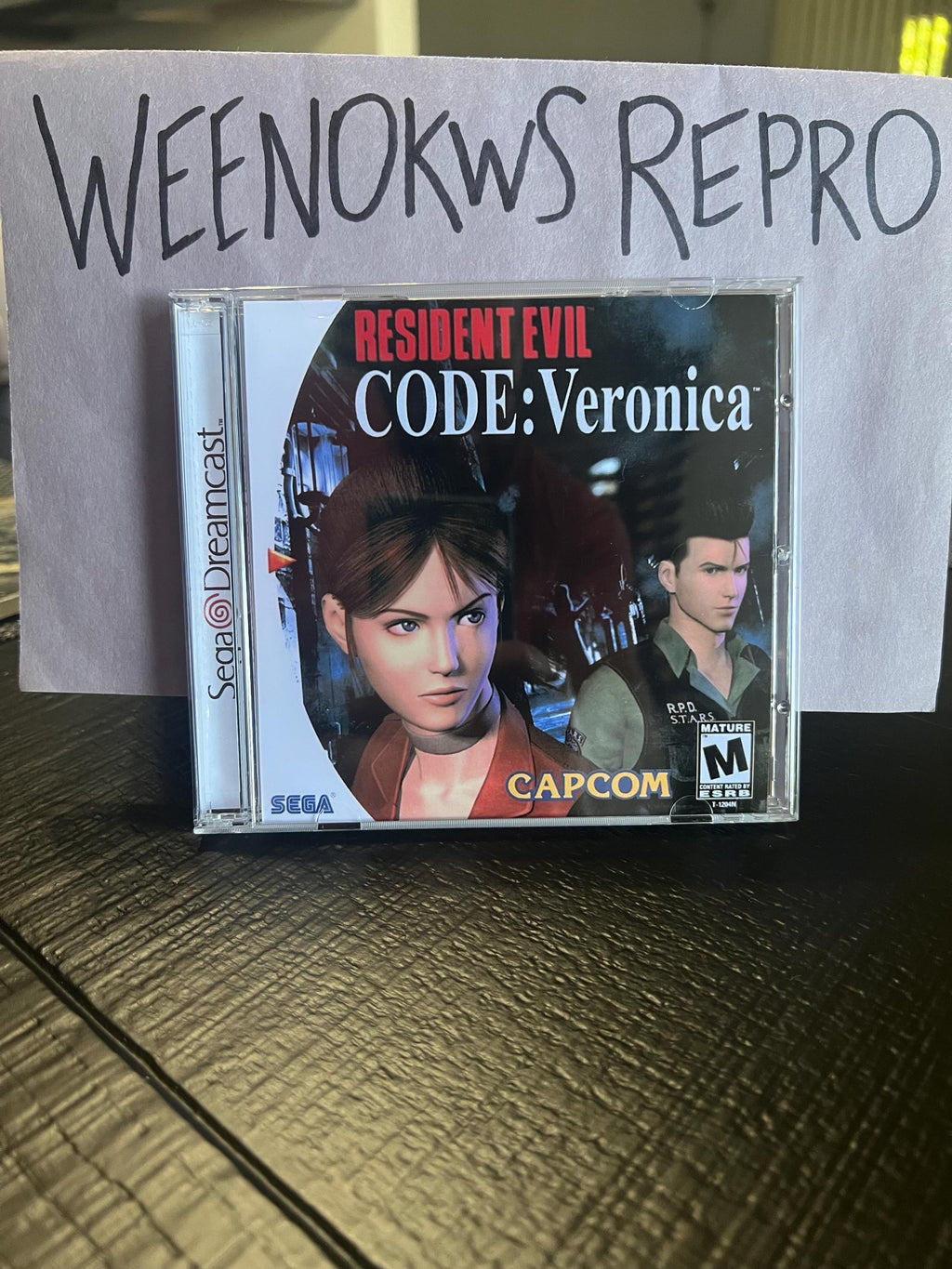 Resident Evil Code Veronica REPRODUCTION CASE Dreamcast