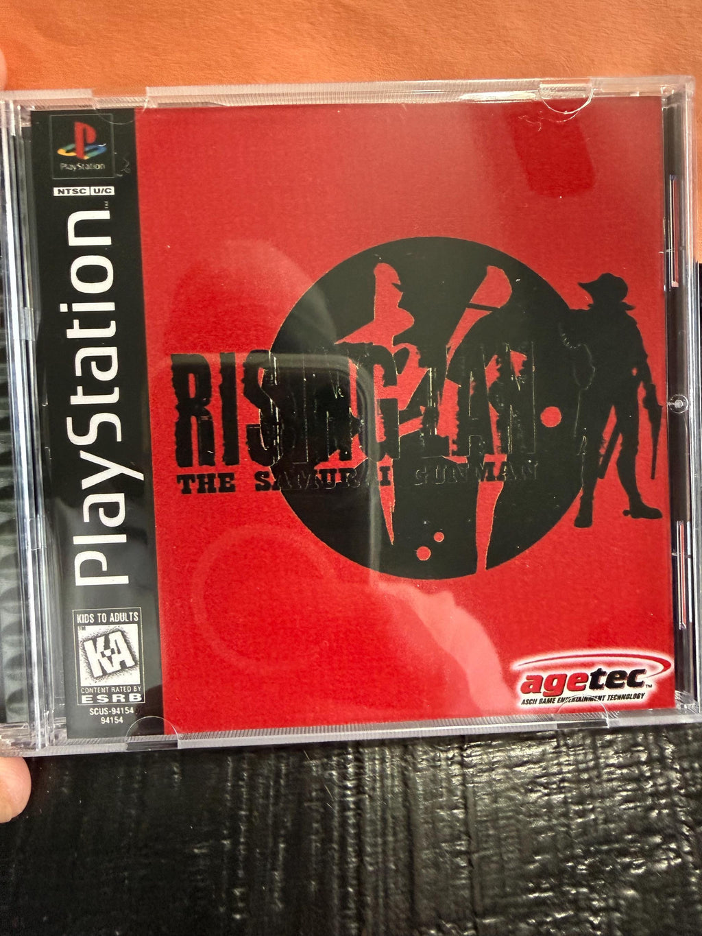 Rising Zan The Samurai Gunman REPLACMENT CASE No Disc! Ps1