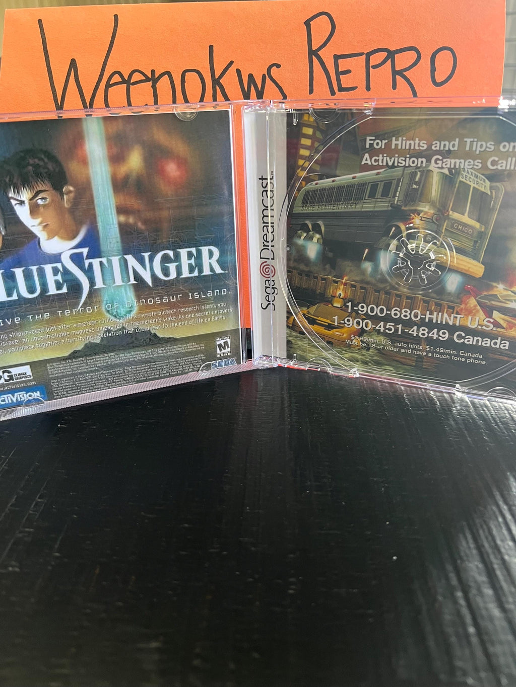 Vigilante 8 2nd Offense REPRODUCTION CASE No Disc Dreamcast