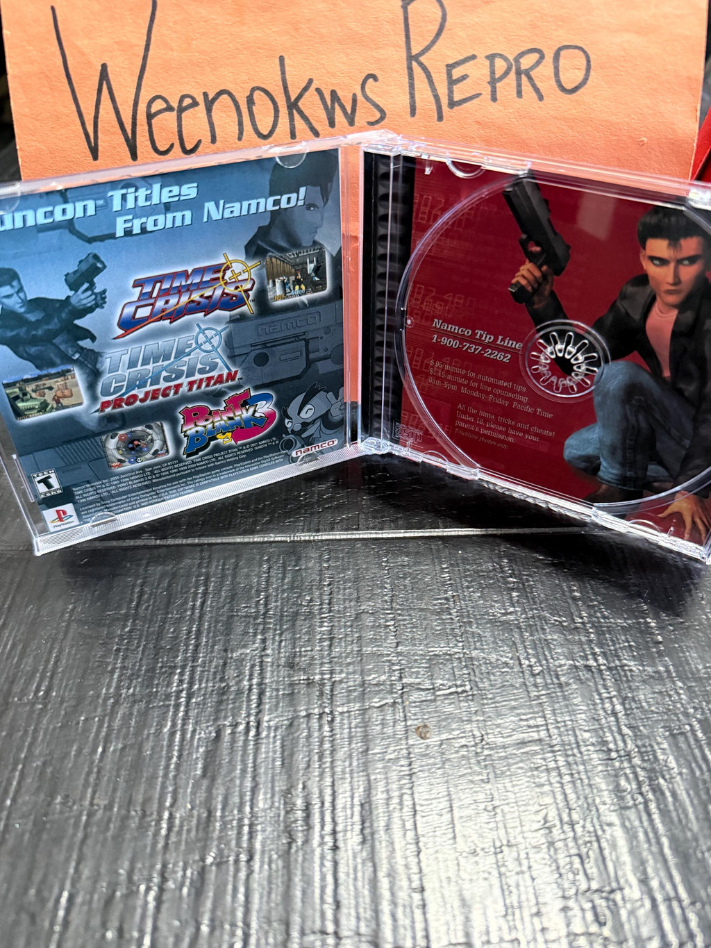 Time Crisis Project Titan REPLACMENT CASE No Game! Ps1