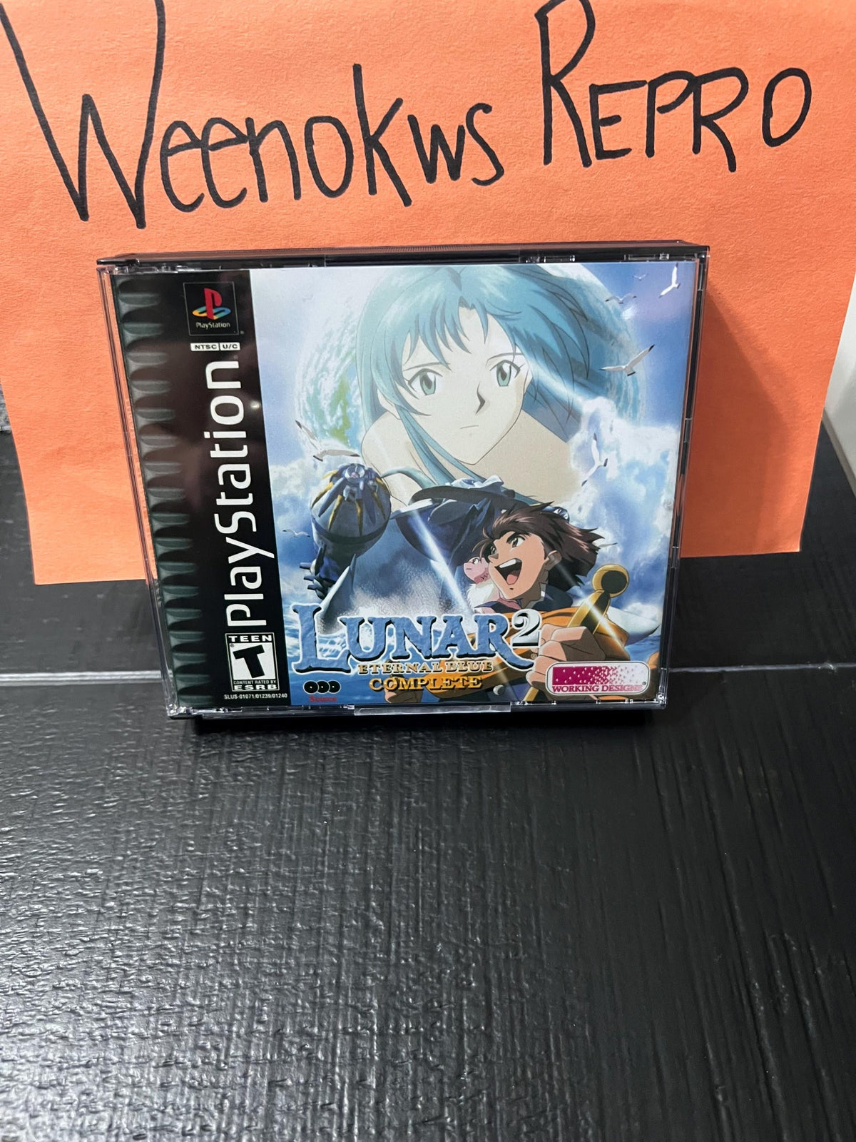 Lunar 2 Eternal Blue Complete REPLACMENT CASE No Disc! Ps1