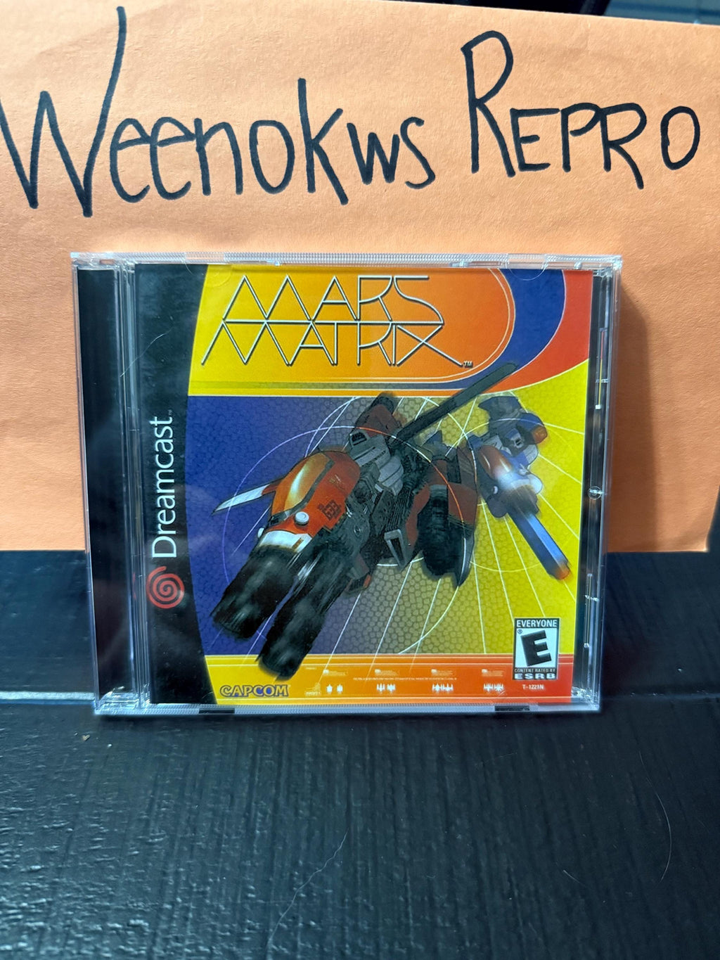 Mars Matrix REPRODUCTION CASE No Game! Dreamcast