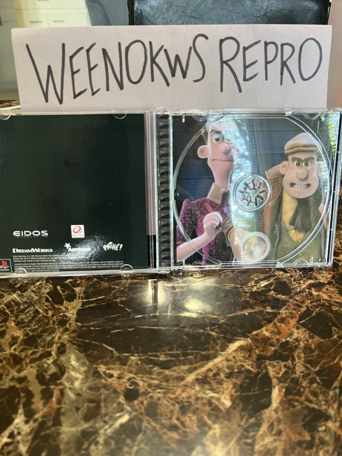 Chicken Run REPLACEMENT CASE No Disc ps1