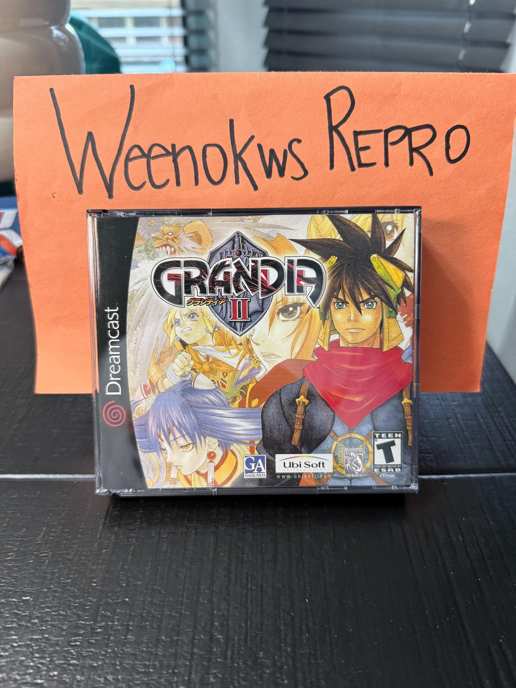 Grandia II 2 REPRODUCTION CASE No Disc Dreamcast