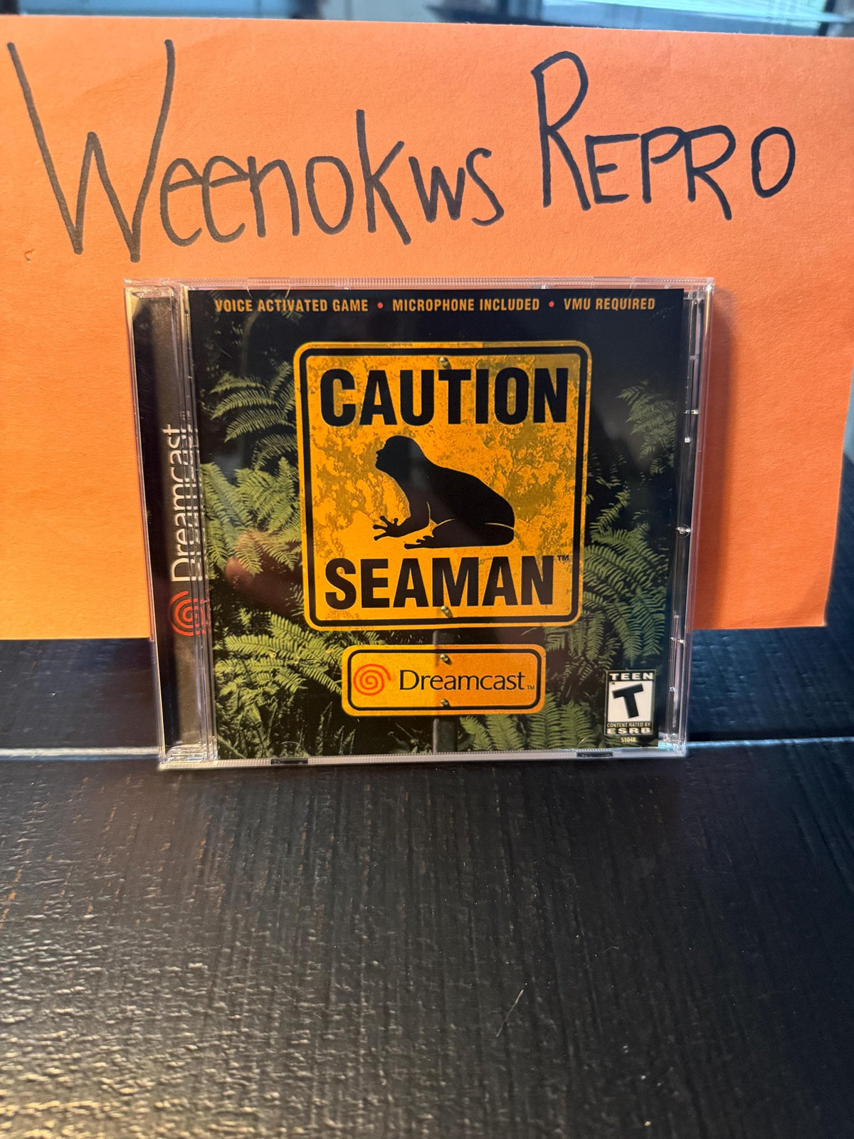Seaman REPRODUCTION CASE No Disc Dreamcast
