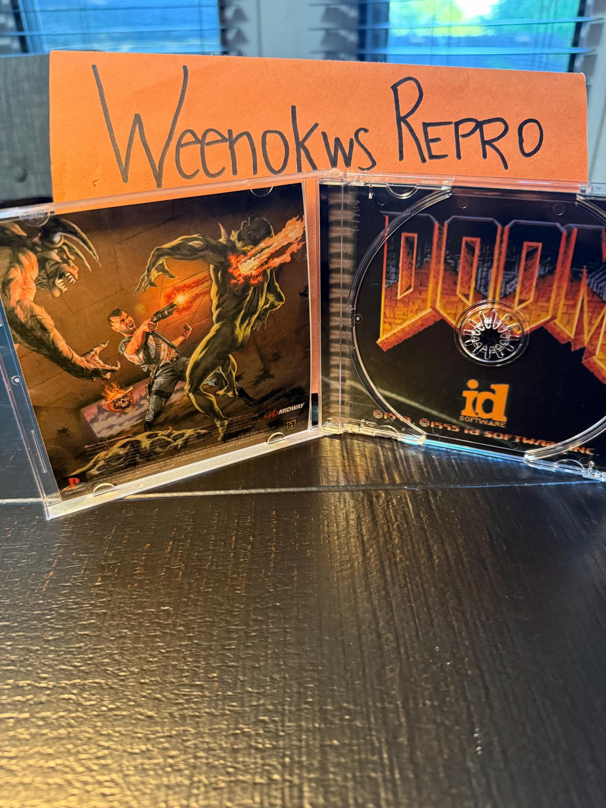 Doom 1 REPLACEMENT CASE No Disc Ps1