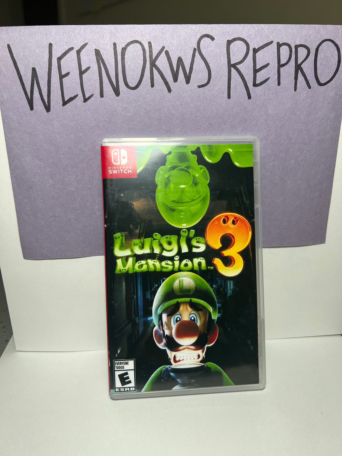 Luigi’s Mansion 3 REPLACEMENT CASE No Game! Nintendo Switch