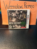 Metal gear solid 3D snake eater REPLACEMENT CASE No Game! Nintendo 3ds