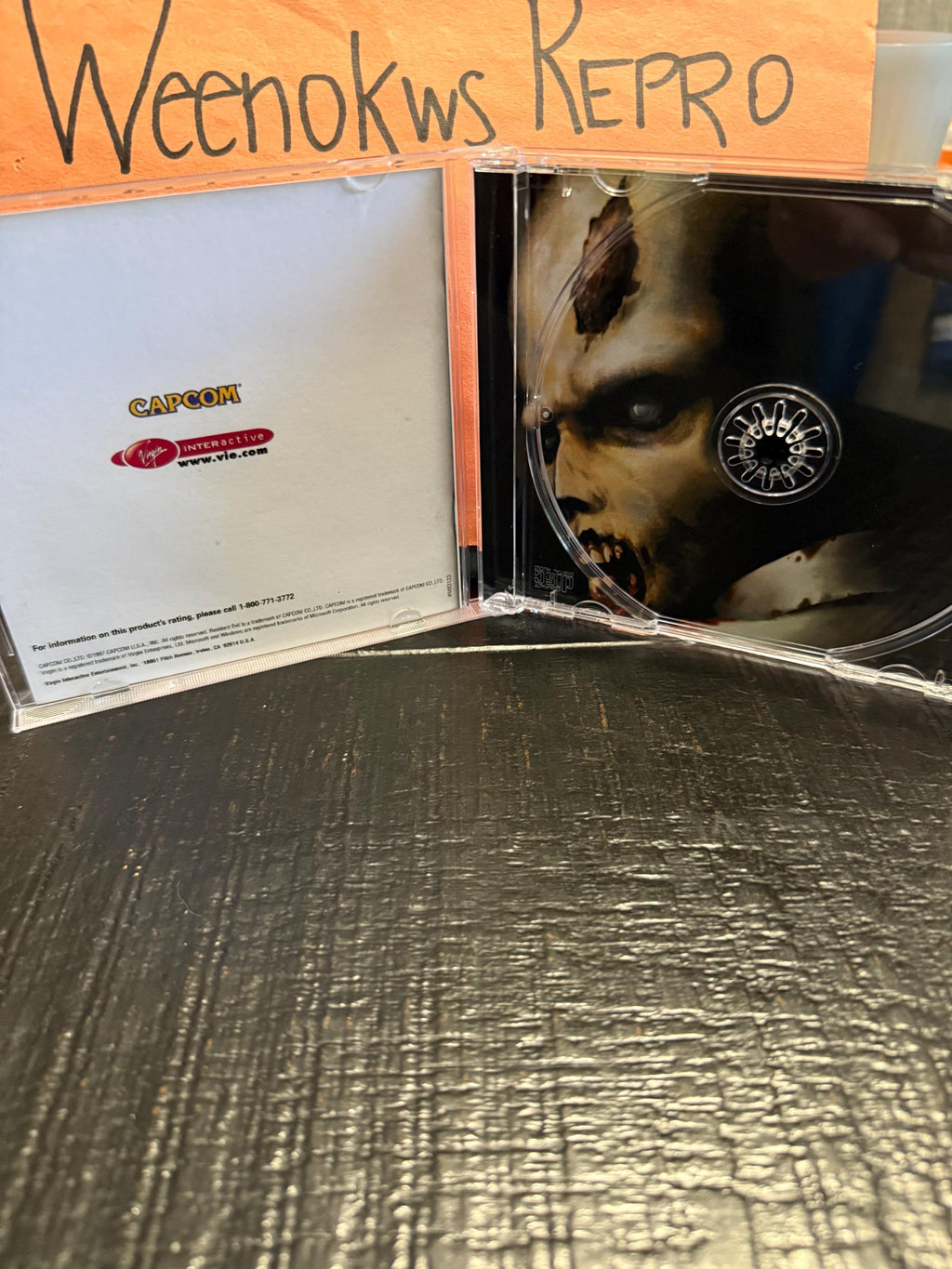 Resident Evil 1 PC version REPLACEMENT Case Only No Disc