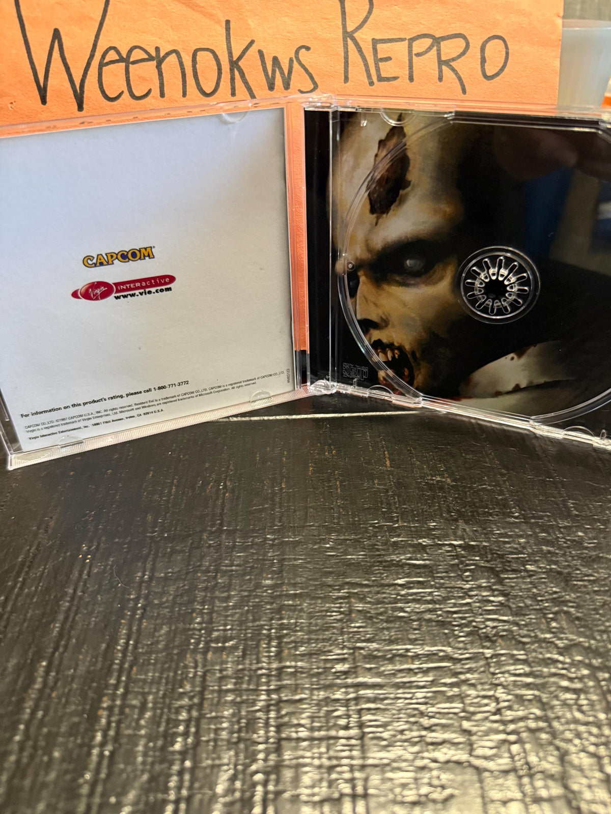 Resident Evil 1 PC version REPLACEMENT Case Only No Disc