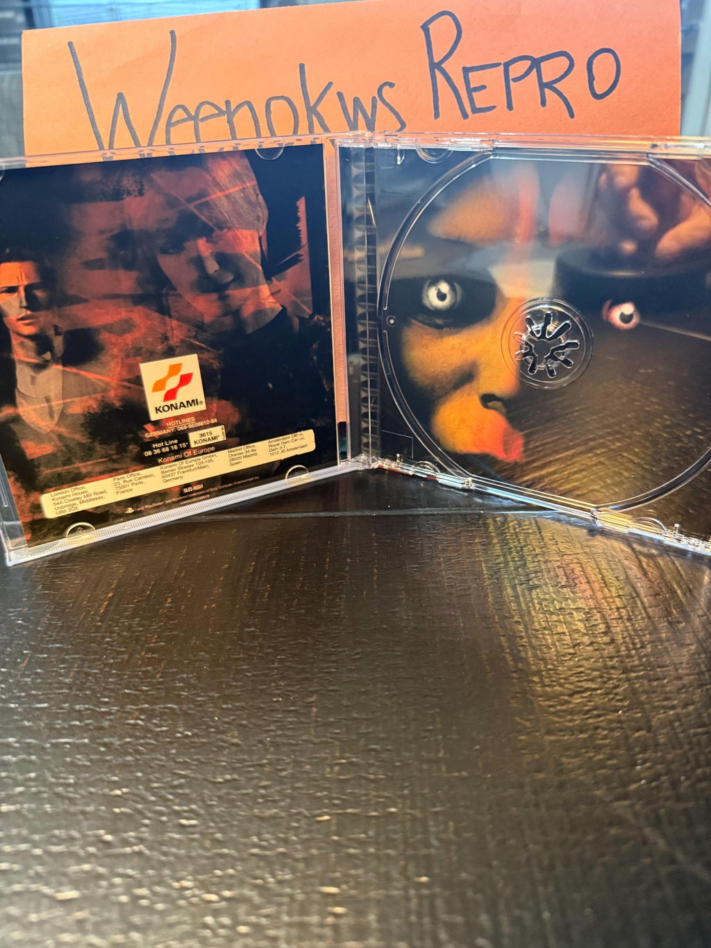 Silent Hill REPLACEMENT CASE No Disc! PAL version Ps1