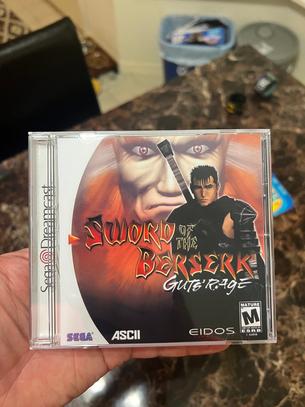 Sword of the Beserk Guts Rage REPRODUCTION CASE No Disc! Dreamcast